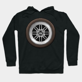 Pixelart Wheels Hoodie